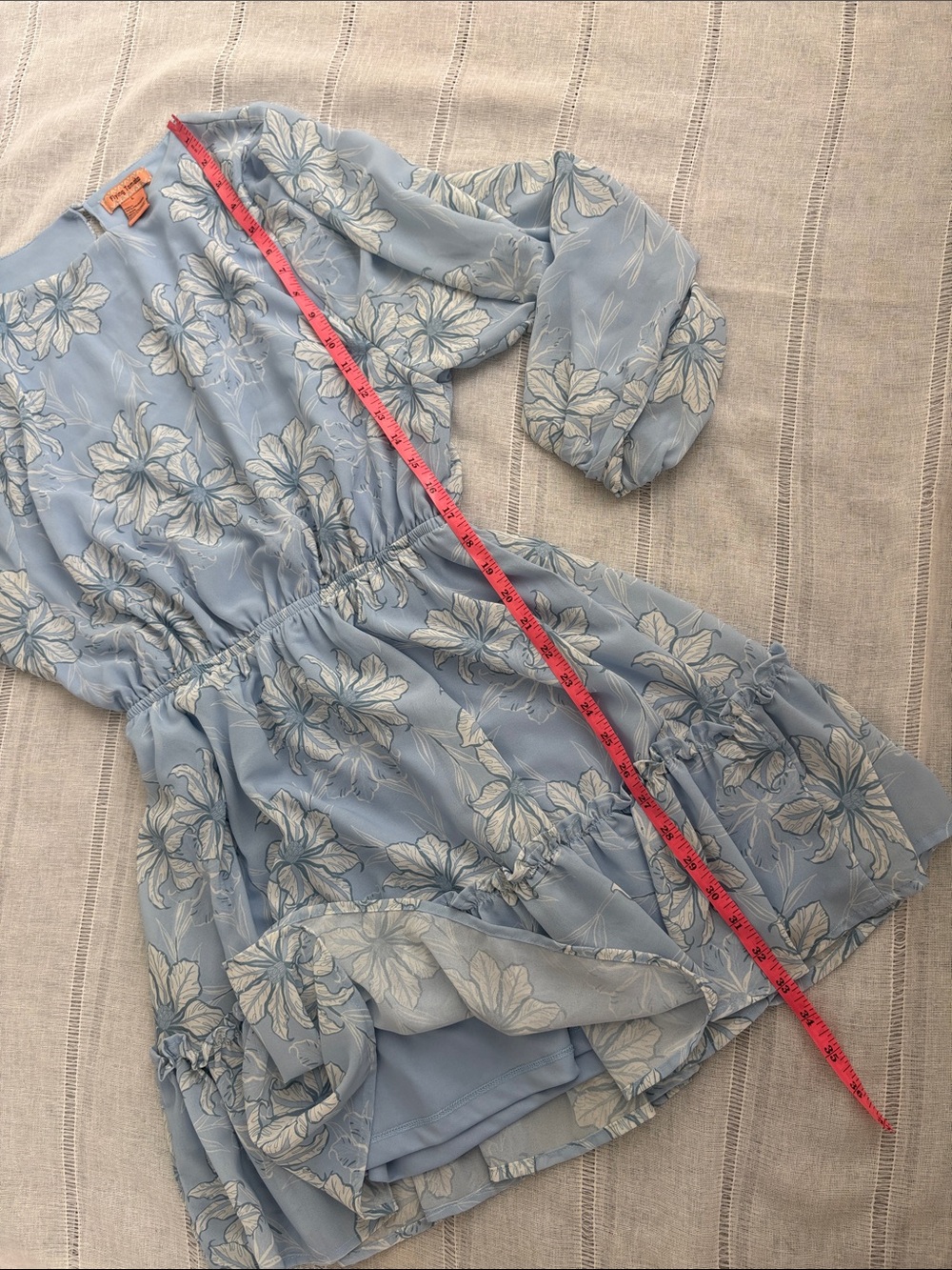 Flying Tomato Sky Boho Blue Floral Dress - Picture 13 of 13